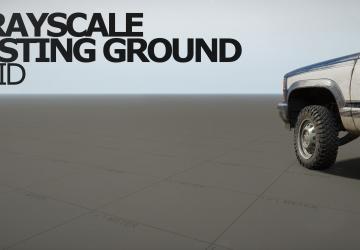 Карта «Grayscale Testing Ground - Grid»версия 1.0 для SnowRunner (v18.0)