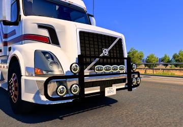 Volvo VNL780 - черный кенгурятник с доп слотамиv1.0 для American Truck Simulator (vAmerican Truck Simulator)