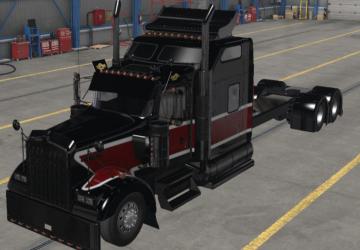 Kenworth w900 Longверсия 1.5 для American Truck Simulator (v1.48.x)
