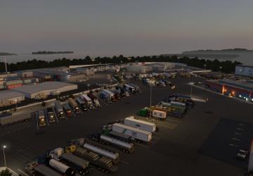 Better Truck Stops - Idahoверсия 1 для American Truck Simulator (v1.48)