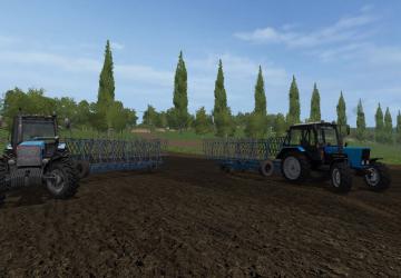 Пак Борона Зубовая Гидрофицированнаяверсия 1.0.0 для Farming Simulator 2017 (v2017)