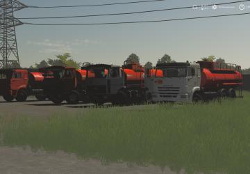 Камаз Бензовоз - Переработкаверсия 3.0 для Farming Simulator 2019 (v1.7.1.0)