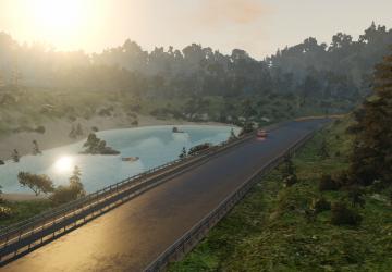 Карта «PGR2 Test track and showroom»версия 1.0 для BeamNG.drive (v0.34.x)