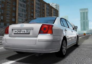 Toyota Avensis 2.0 D4-Dверсия 10.06.20 для City Car Driving (v1.5.9.2)