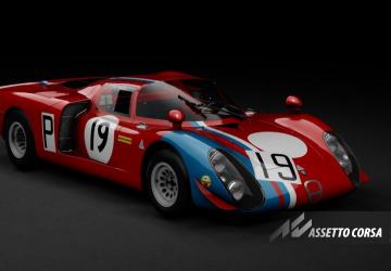WSC69 Alfa Romeo T33/2версия 1.0 для Assetto Corsa