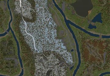 Карта «Снежный перевал»версия 1 для Spintires: MudRunner (v25.02.21)