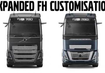 Expanded FH Customisationверсия 1.2 для Euro Truck Simulator 2 (v1.55.x)