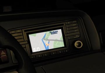 Новый фон и ограничение скорости для навигатораv1.2 для Euro Truck Simulator 2 (v1.55.x)