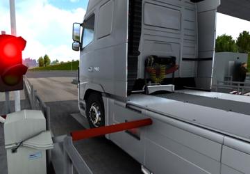 Проезд через пункты оплаты без ограниченийv2.2 для Euro Truck Simulator 2 (v1.55.x)