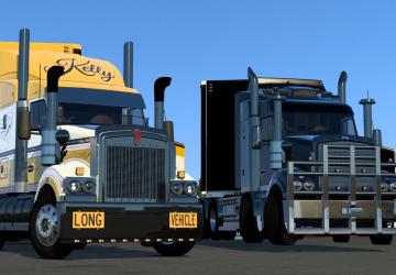 Kenworth T610 SARверсия 1.0 для American Truck Simulator (v1.48.x)