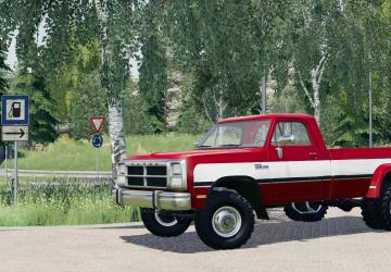 Dodge Ram W350 1993версия 1.0.0.0 для Farming Simulator 2019 (v1.7x)