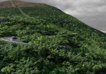 Карта «Mount Iwaki»версия 0.10 для BeamNG.drive (v0.34.x)