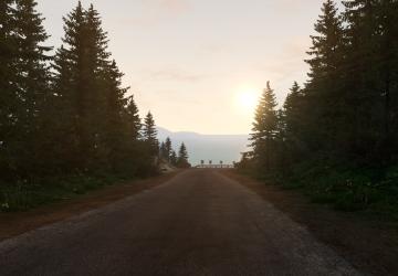 Карта «Cliff Roads»версия 1.5 для BeamNG.drive (v0.34.x)