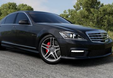 Mercedes-Benz S-Class (W221)версия 1.2 для BeamNG.drive (v0.34.x)