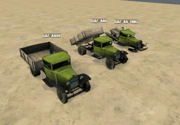 Объекты для Spintires Editor «GAZ-AA pack»v1.0.0 для SpinTires (v03.03.16)