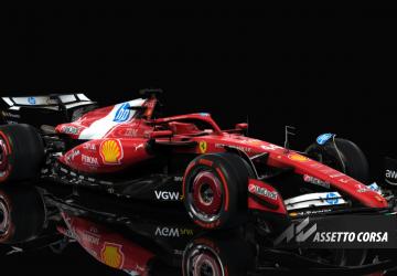 F1 2025 Ferrari SF-25версия 1.0 для Assetto Corsa