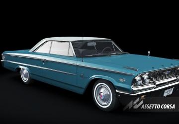 Ford Galaxie 500 406 2-door (LHD) 1963версия 1.0.1 для Assetto Corsa