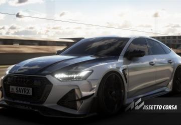 Sayrx Audi RS7 Mansory 2022 | Blacked-out Specs V2v5.2 (updated) для Assetto Corsa