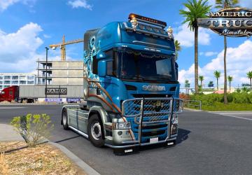 Scania R & Streamline Modifications от RJLv1.2.2 для American Truck Simulator (v1.48.x)