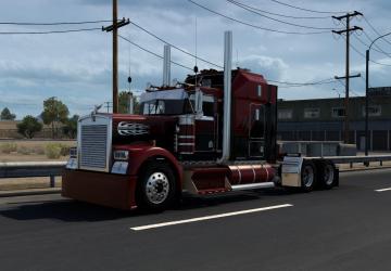 Kenworth W900 L/B Customверсия 1.6 для American Truck Simulator (v1.48.x)