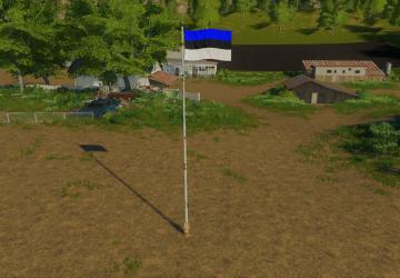 Placeable Estonian Flagверсия 1.0 для Farming Simulator 2019