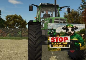 Agricultural sign for tractorверсия 1.0.0.0 для Farming Simulator 2025