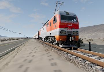 Johnson Valley с рельсамиверсия 1.0 для BeamNG.drive (v0.34)