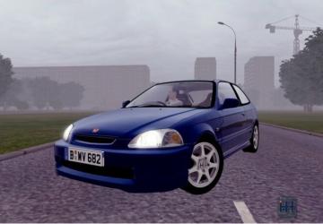 Honda Civic Type-R 1997версия 31.05.20 для City Car Driving (v1.5.9.2)