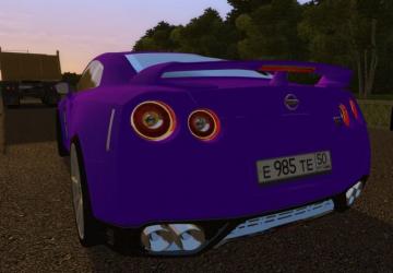 NISSAN GT-Rверсия 24.05.20 для City Car Driving (v1.5.9.2)