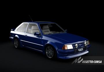 Ford Escort RS Turbo 1986 SEверсия 0.99.1 для Assetto Corsa