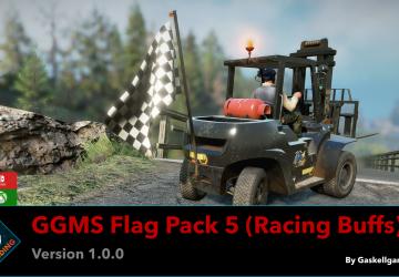 GGMS Flag Pack 05 (Racing Buffs)версия 1.0.0 для SnowRunner (v17.3)