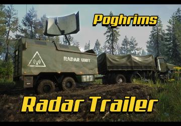 Poghrims Meidum Radar Trailerверсия 1.0.0 для SnowRunner (v17.3)