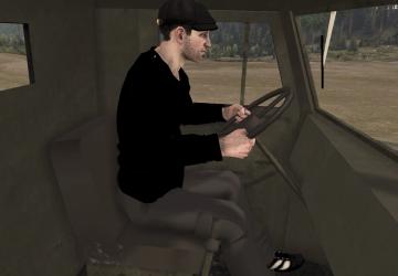 Черная одежда для водителяверсия 1.0 для SpinTires (v03.03.16 и выше)