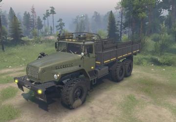 Ural4320-10версия 1 для SpinTires (v03.03.16  и выше)
