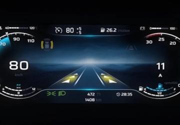 Iveco S-Way Improved Dashboardверсия 1.0 для Euro Truck Simulator 2 (v1.55.x)