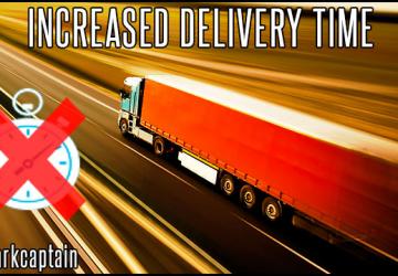Увеличенное время доставкиверсия 2.46 для Euro Truck Simulator 2 (v1.55.x)