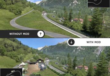 More European Citiesверсия 1.1 Fix для Euro Truck Simulator 2 (v1.54.x, 1.55.x)