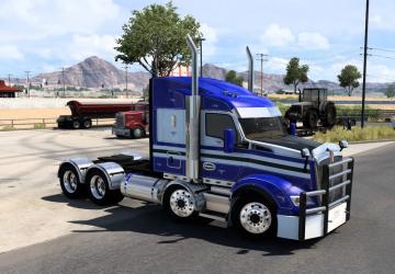 Kenworth T610 Customверсия 1.1 для American Truck Simulator (v1.48.x)