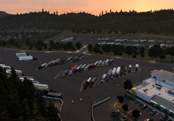 Better TruckStops - Washington + Oregonверсия 1 для American Truck Simulator (v1.48)