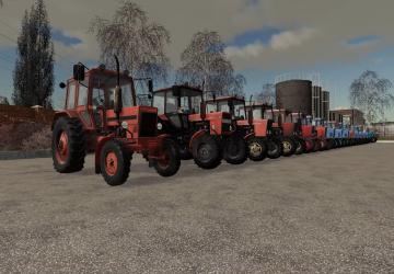 Пак тракторов МТЗверсия 1.0 для Farming Simulator 2019 (v1.7.1.0)