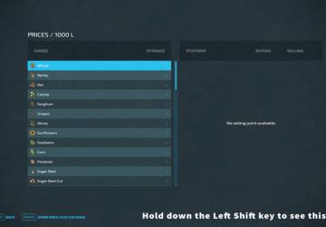 Menu Shortcut Keysверсия 1.0.0.0 для Farming Simulator 2022