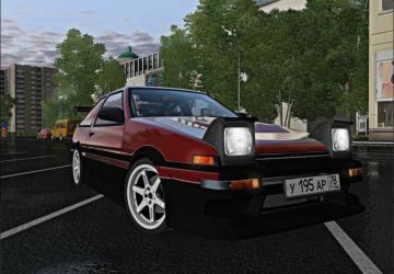 Toyota Sprinter Trueno GT Only Driftверсия 22.05.20 для City Car Driving (v1.5.9, 1.5.9.2)