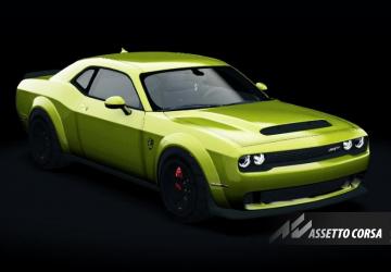 Dodge Challenger SRT Demon turboверсия 1.8 для Assetto Corsa
