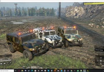 ГАЗ-2330 «Тигр»версия 1.1 для SnowRunner (v17.3)