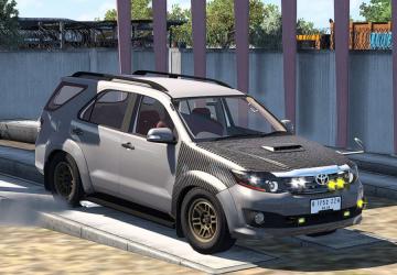 Toyota Fortuner AN50версия 1.0 для Euro Truck Simulator 2 (v1.47.x, - 1.55.x)