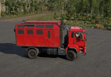 MAN Truck TGS 480 6X6версия 2.0.5 для SnowRunner (v17.3)