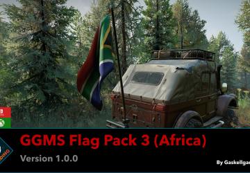 GGMS Flag Pack 03 (Africa)версия 1.0.0 для SnowRunner (v17.3)