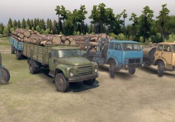 Играбельный транспорт DLC Vehicle Packверсия 1.0 для SpinTires (v03.03.16)