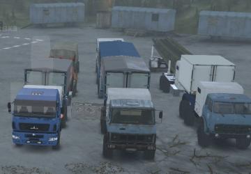 Грузовик-трансформер 10х10для SpinTires (v03.03.16)