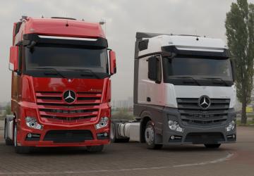 Mercedes-Benz Actros MP4 by Dotecверсия 1.0.6.9 для Euro Truck Simulator 2 (v1.55.x)